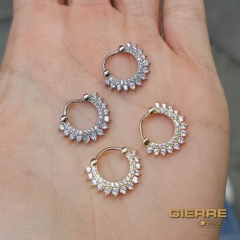 SLPAOR003 Big girobrilla circle earrings SLPAOR003 Big girobrilla circle earrings